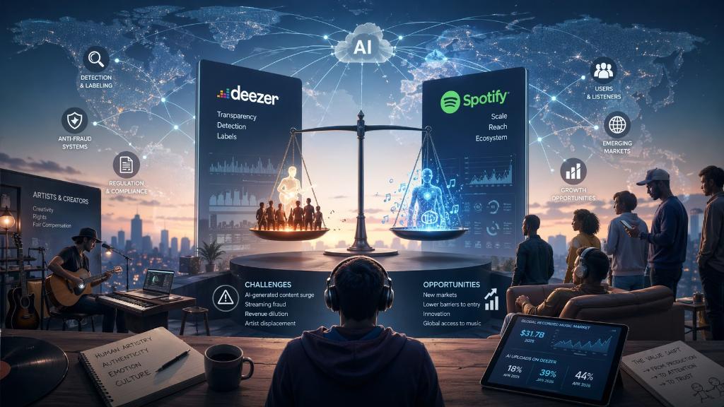 Transformation du streaming musical face à l intelligence artificielle et pression sur les artistes